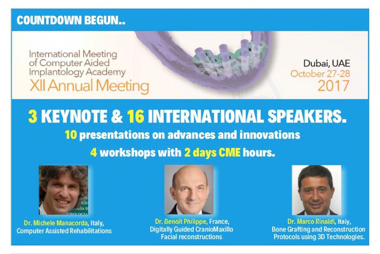 XII Annual CAI Academy Congress - Dubai on October 27-28, 2017